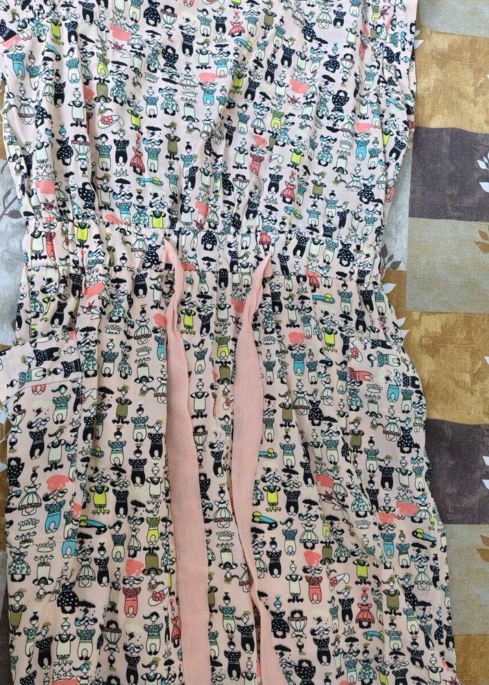 Cute Cartoon Print Jumpsuit