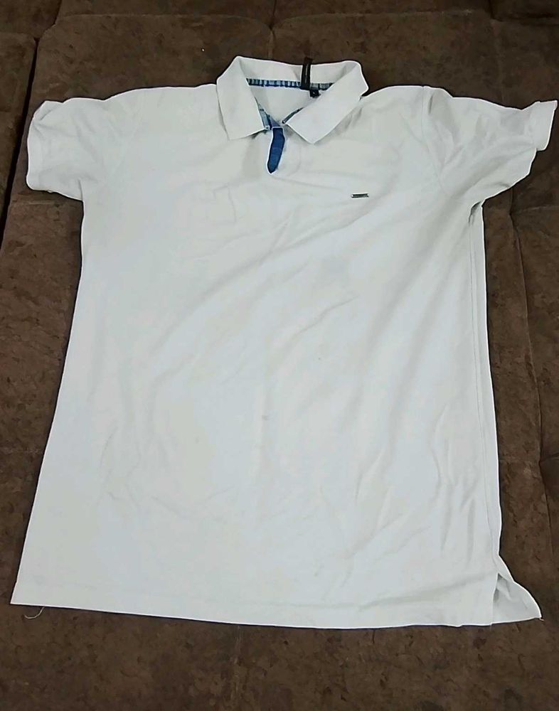 White Polo T-Shirt