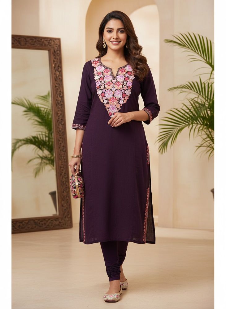 Elegant Embroidered Kurta