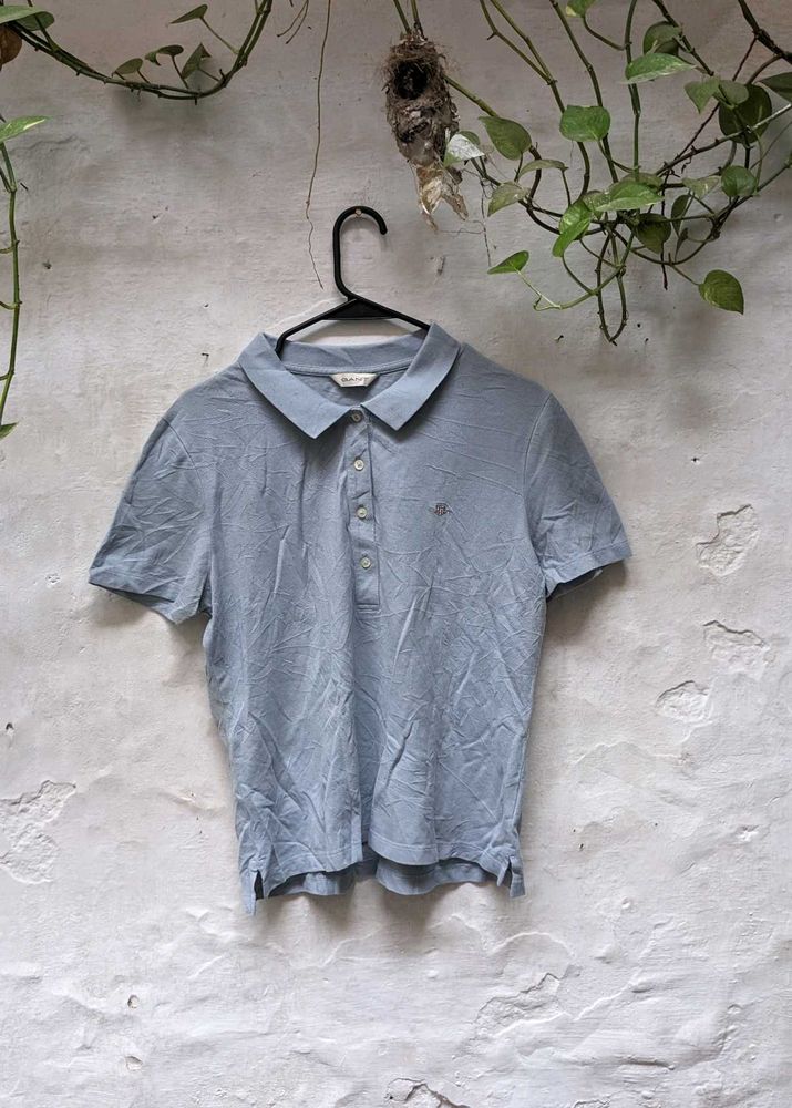 Light Blue Short Sleeve Polo Shirt