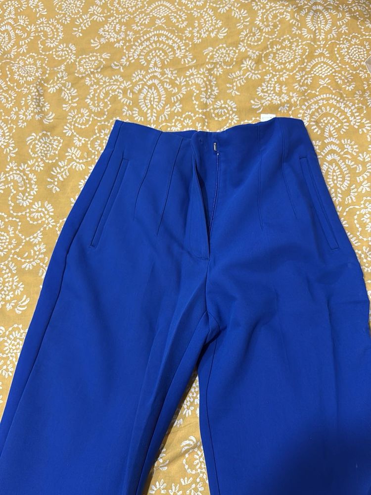 Royal Blue Wide Leg Pants