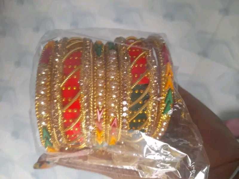 Embellished Bangle Set