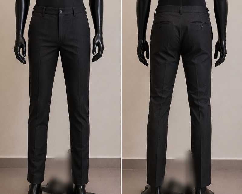 Men's Charcoal Dress Pants