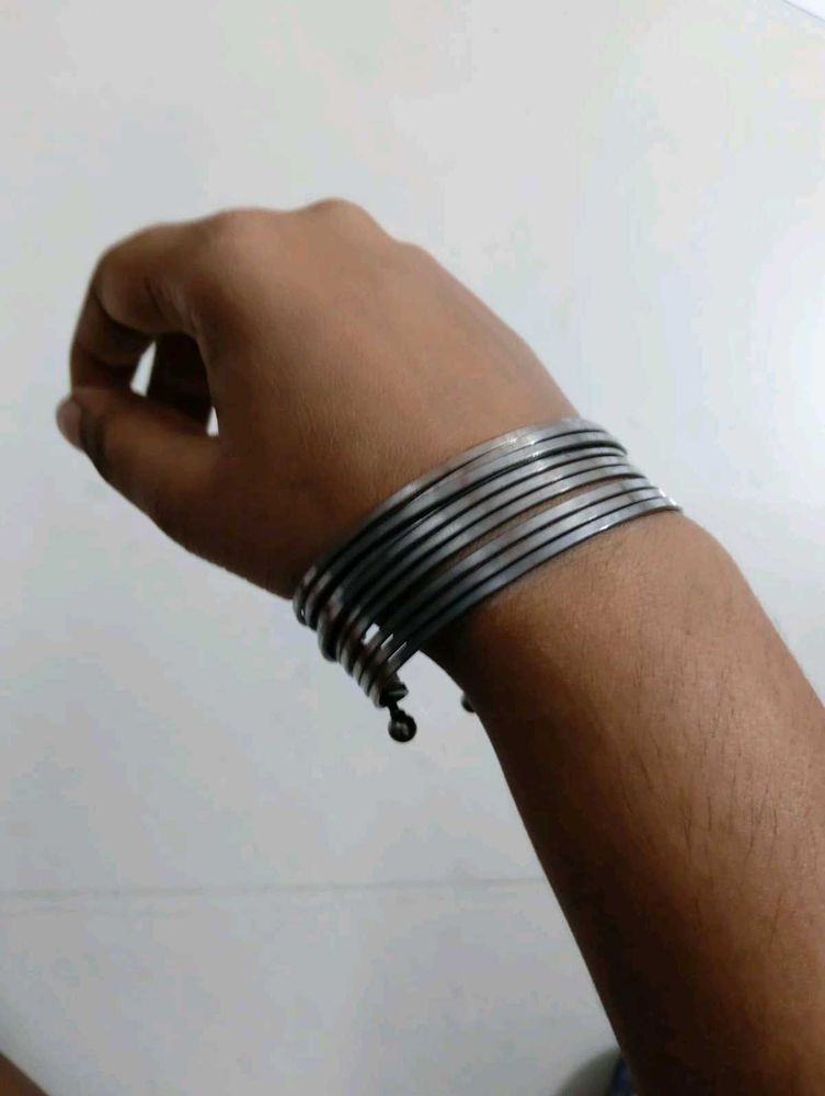silver metallic Bracelet