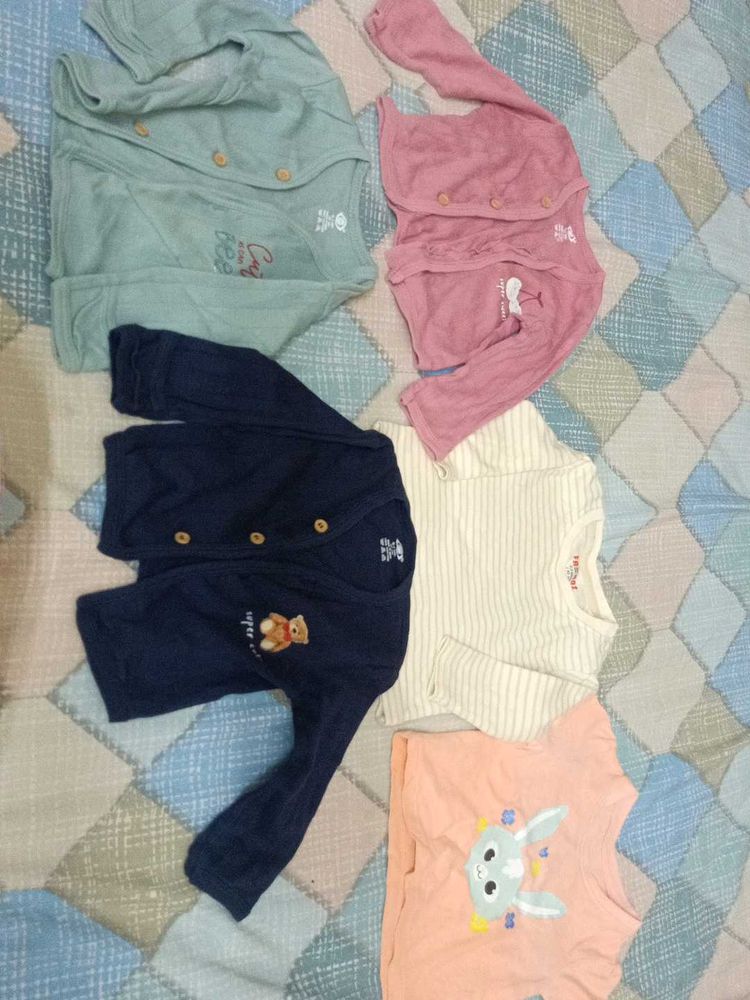 newborn tops 4 full hand 1 half