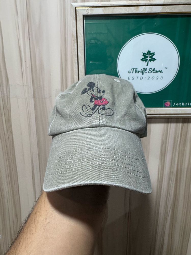 Disney Parks Mickey Mouse Olive Cap