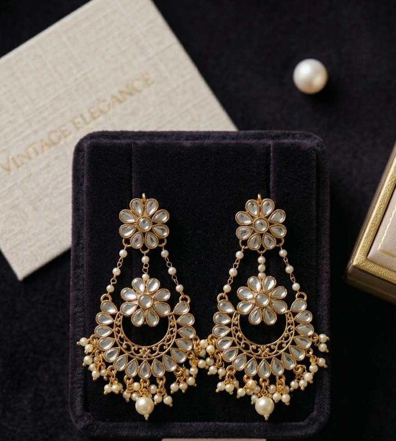 Exquisite Floral Drop Earrings