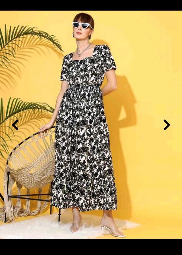 Chic Floral Maxi Dress