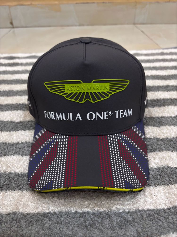 Aston Martin F1 X BOSS Unisex Grey Baseball Cap