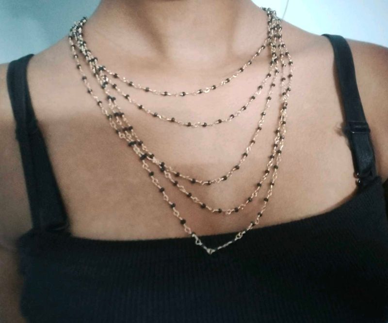 Elegant Layered Beaded Necklace