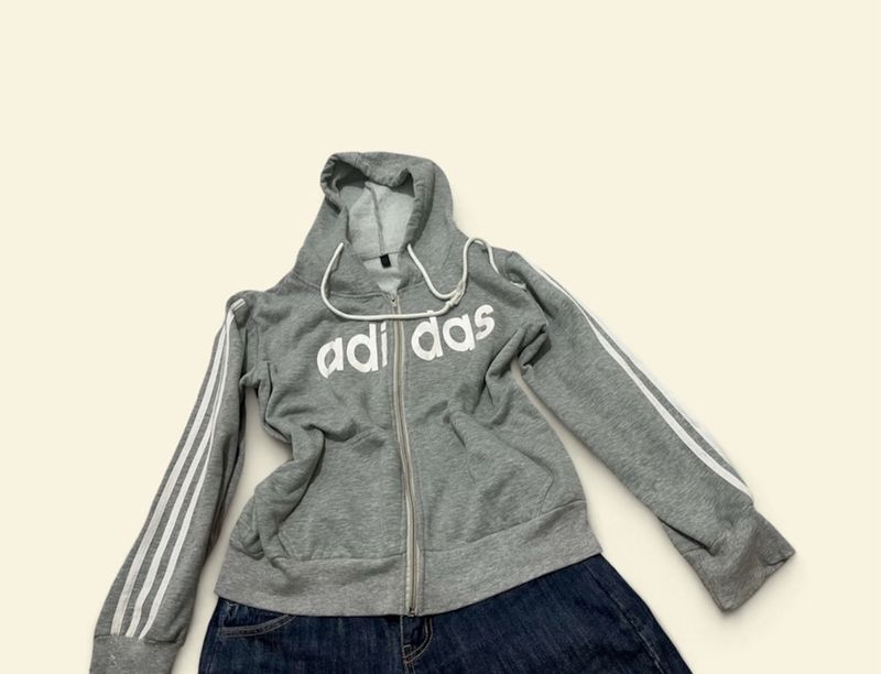 Adidas zip up hoodie