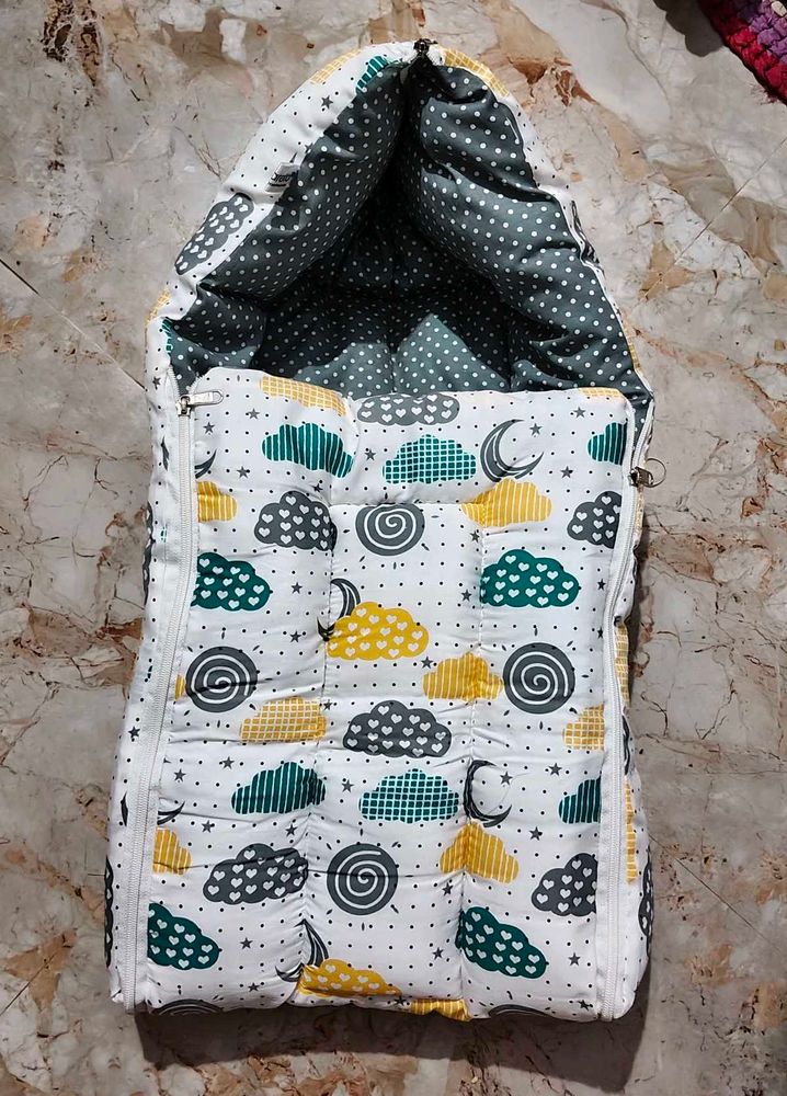 Cute Cloud Print Baby Sleeping Bag