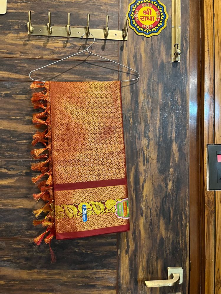 Pure silk Dupatta from Kerala Temple