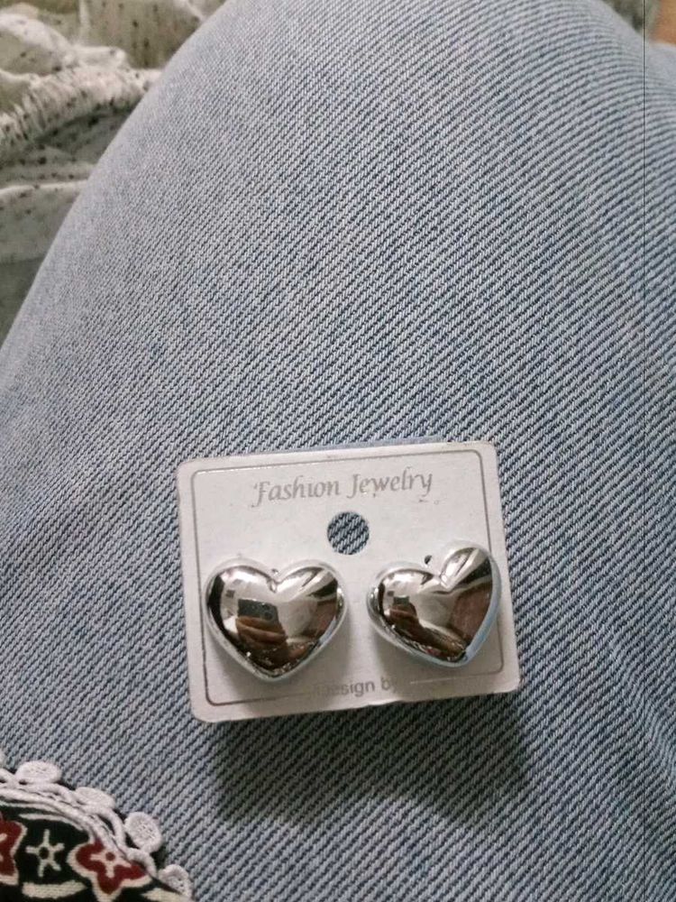 Chunky Heart Earrings