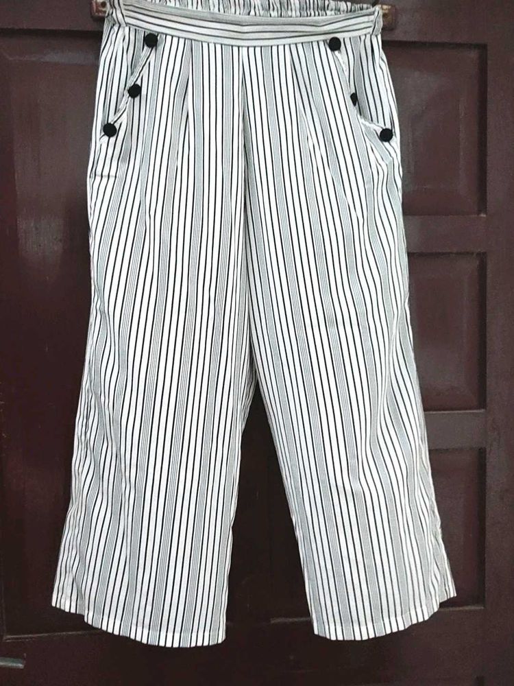 Striped Wide Leg Pants