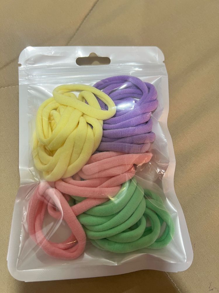Colorful Hair Ties Pack 40 pcs