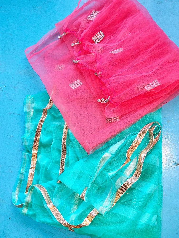 pink 🩷/green 💚 dupatta