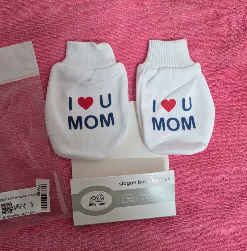 Baby Cotton Mittens