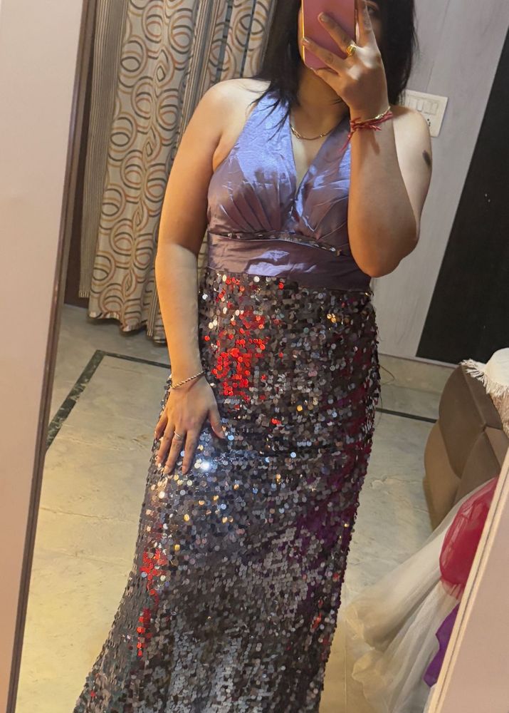 Sparkling Sequin Ethnic Gown❤️🌸