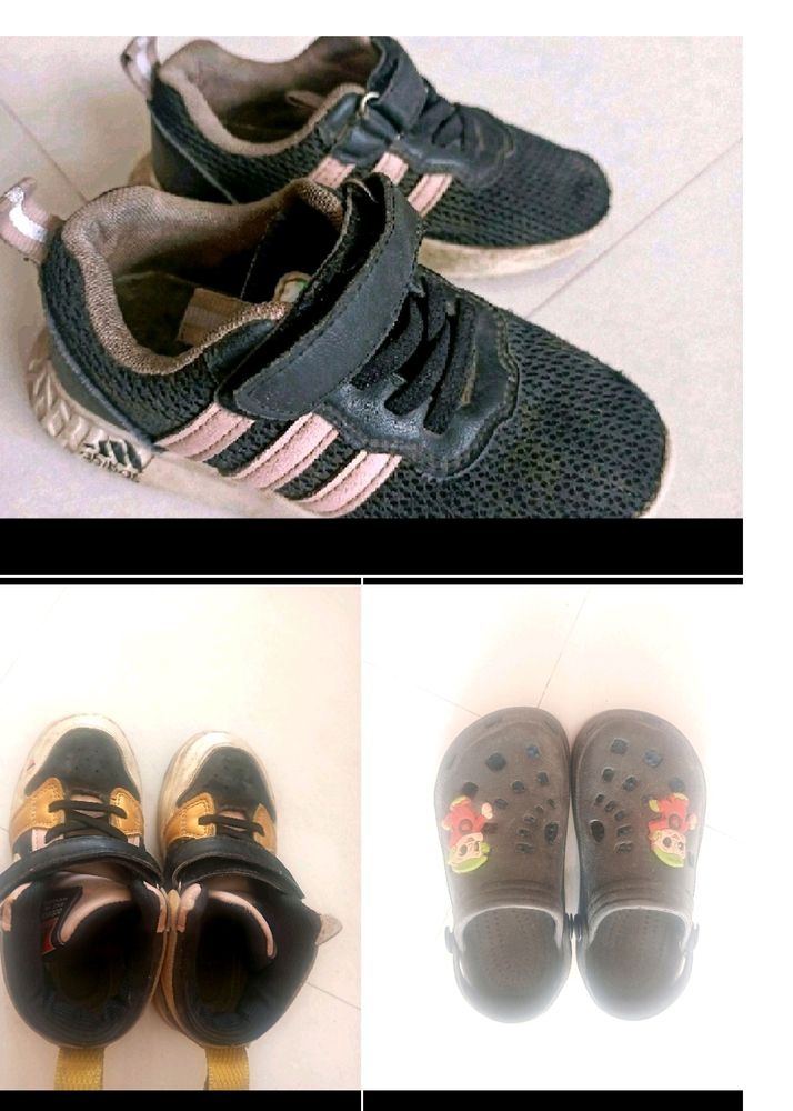 5 Yes Baby Boy One Clog, 2 Sports Shoes