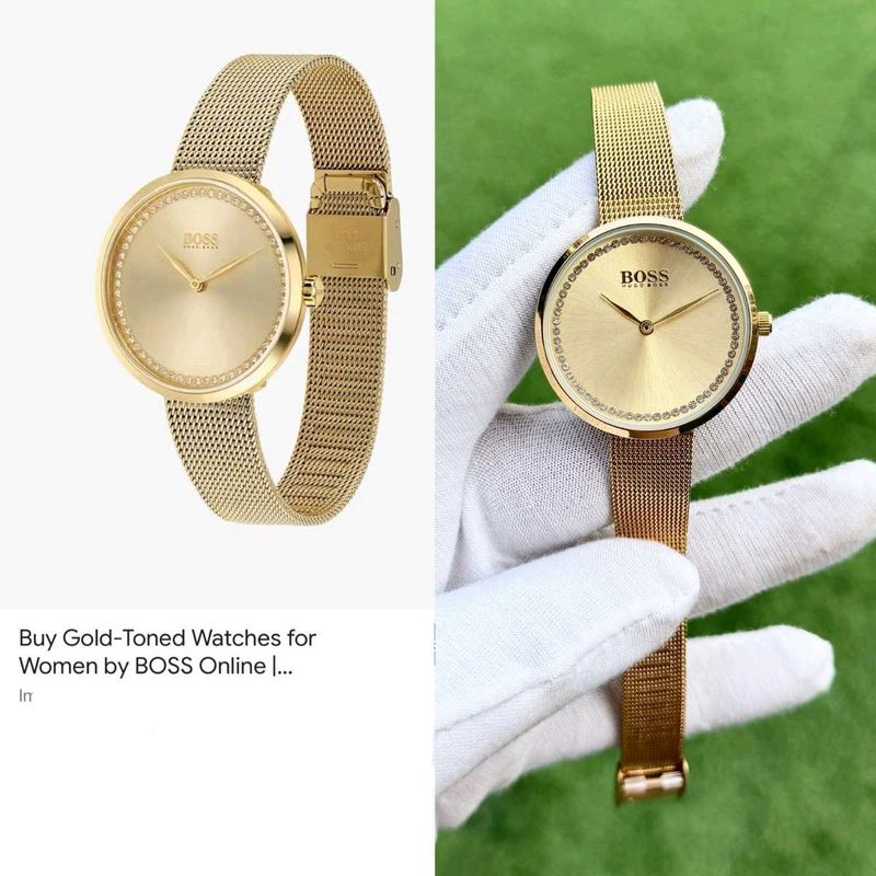 Elegant Gold-Toned BOSS Watch
