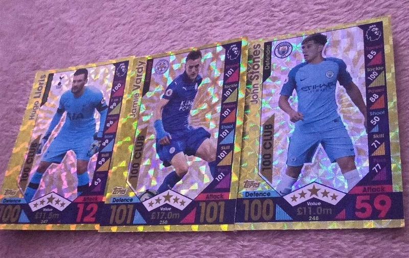 retro 2016/17 football cards