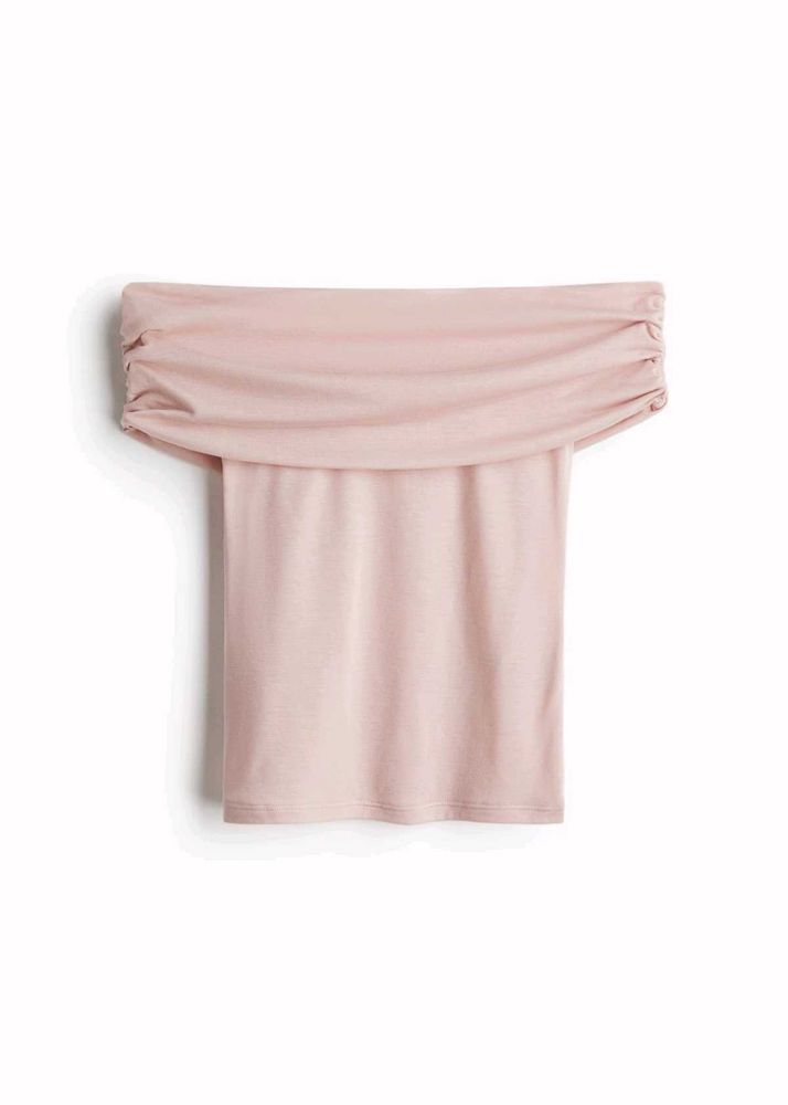 Elegant Off-Shoulder Ruched Top