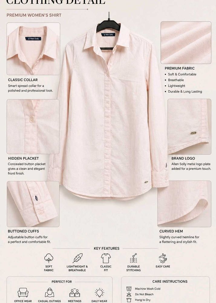 Allen Solly Premium Women's Shirt