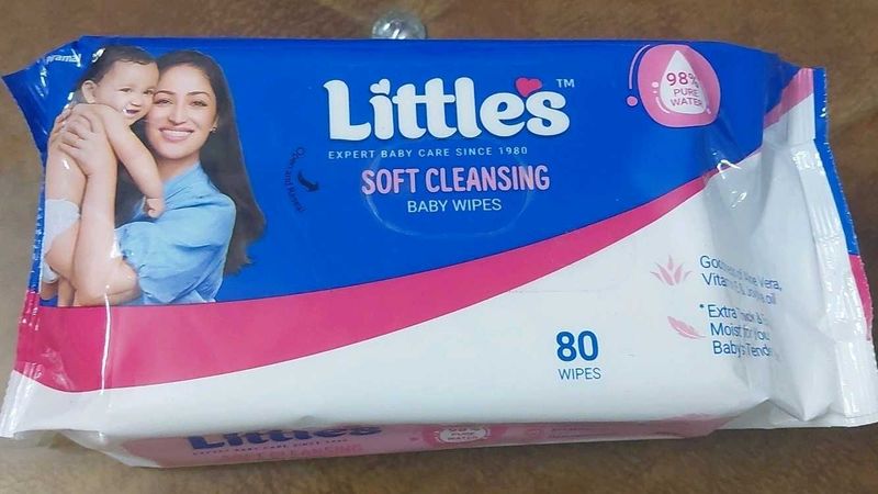 Little's Soft Cleansing Baby Wipes (80 Wipe