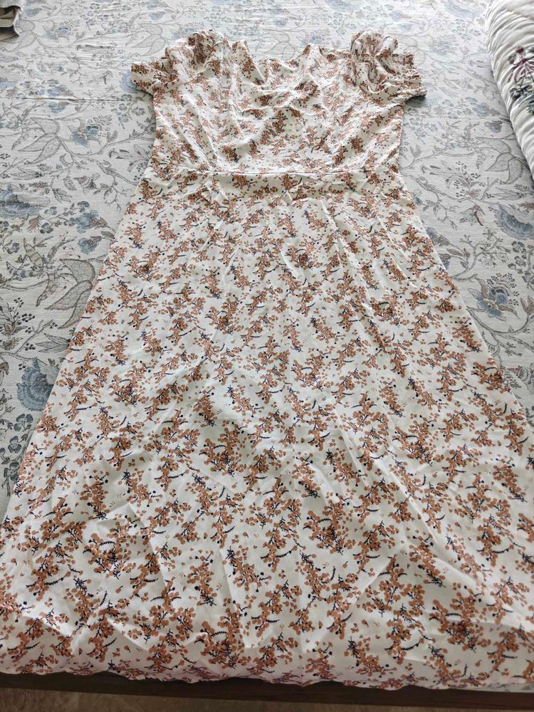 Floral Print Midi Dress