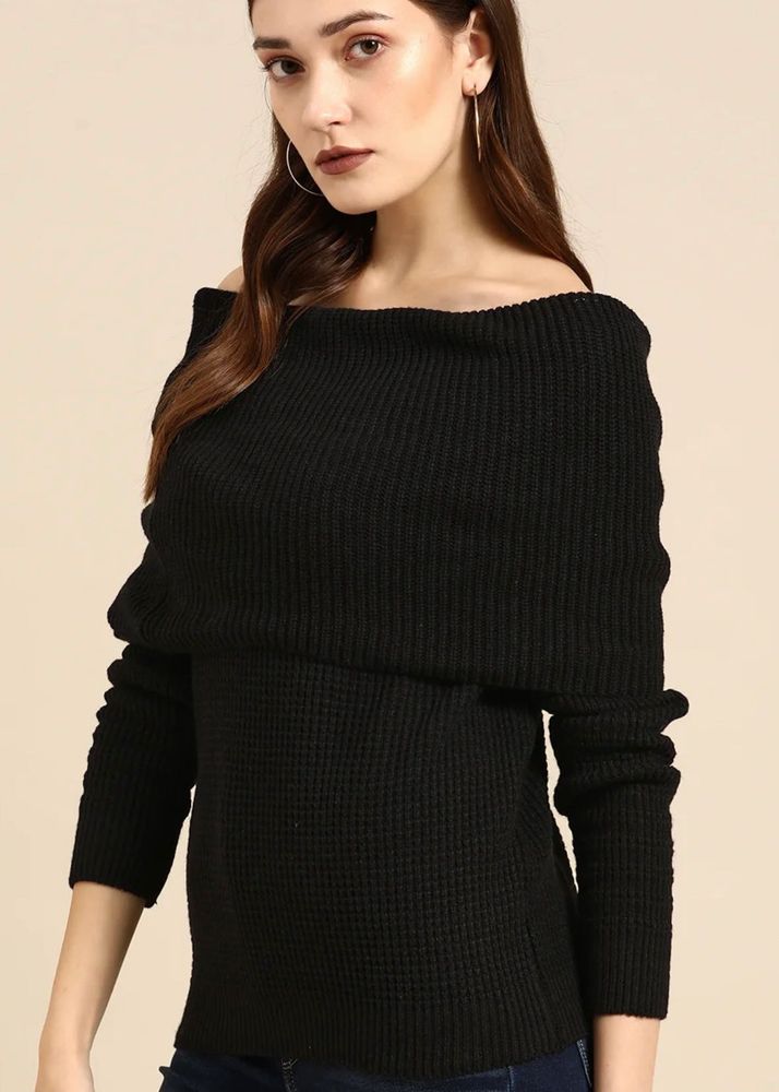 Off-Shoulder Sweater top