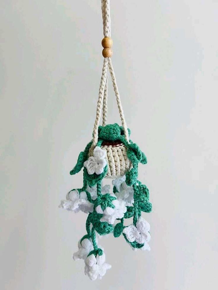 Crochet Hanging Plant Decor