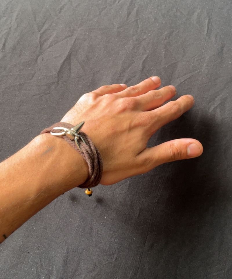 Stylish Brown Cord Bracelet