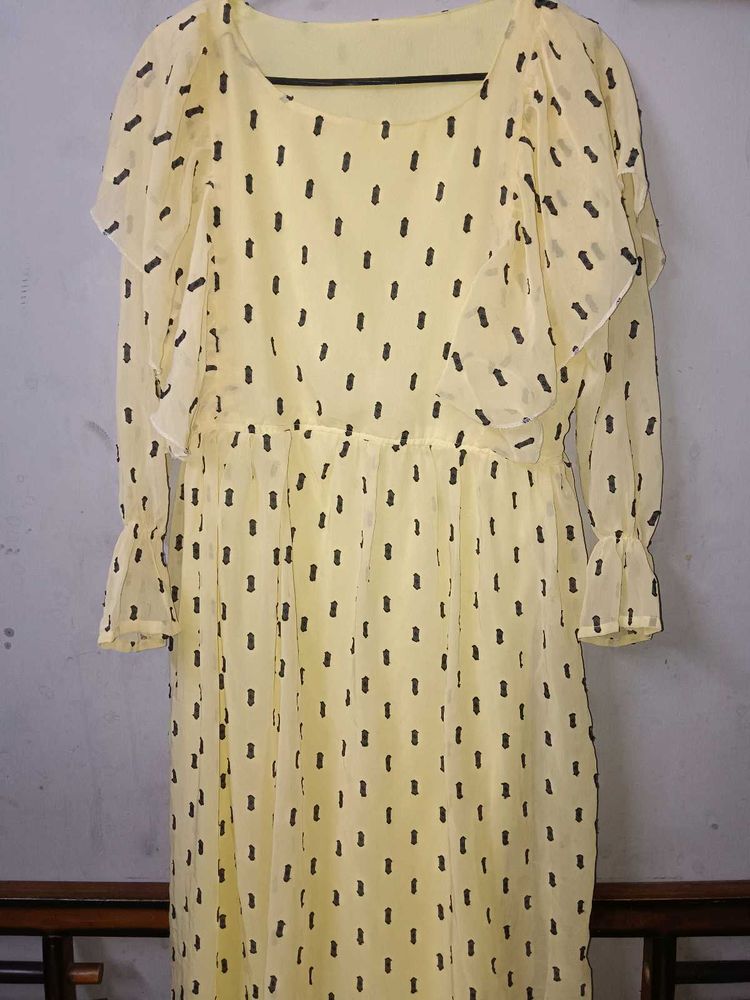 Chic Yellow Maxi Dress