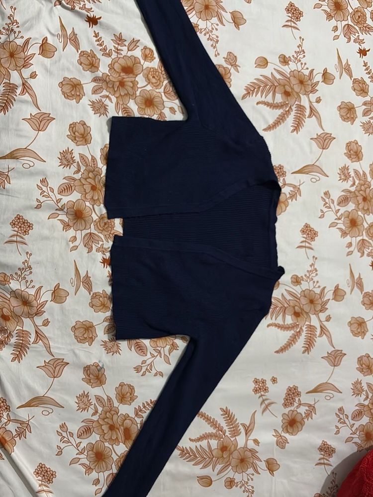 Navy Blue Cardigan