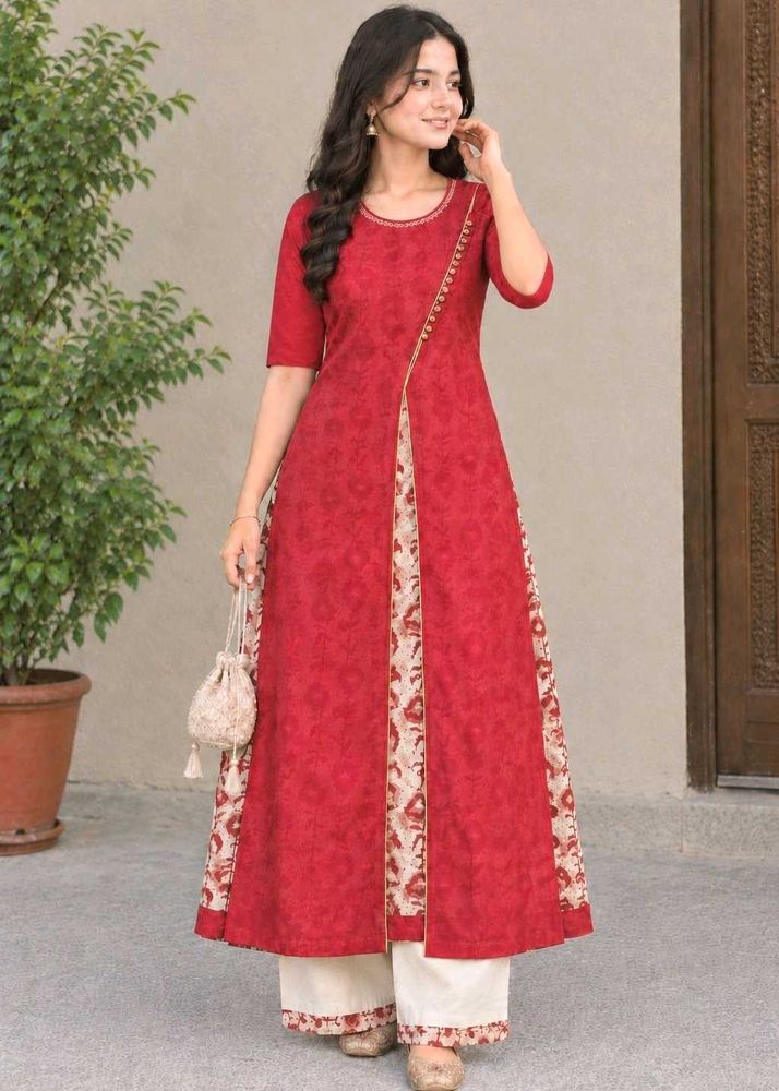 🌸 Stylish Double Layer Kurta 🌸