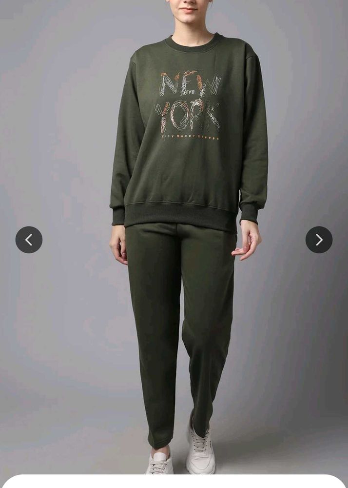 Olive Green Track Suit