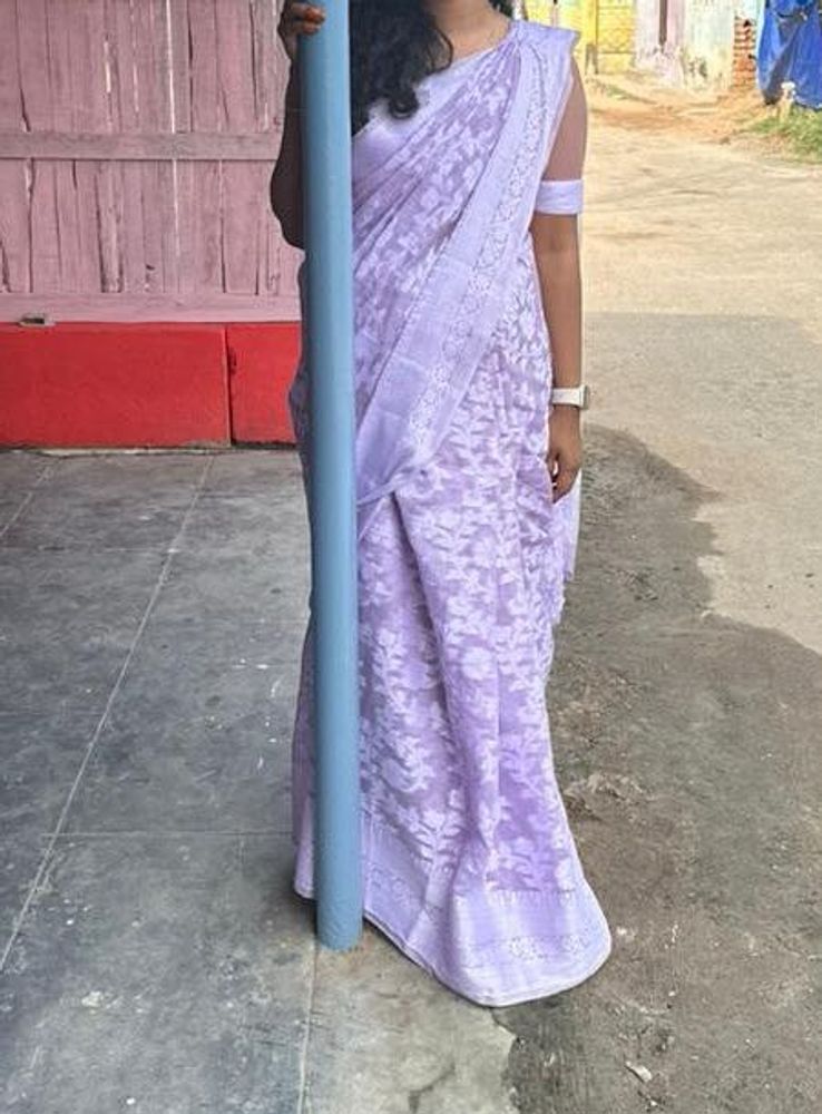Beautiful Lavender Saree