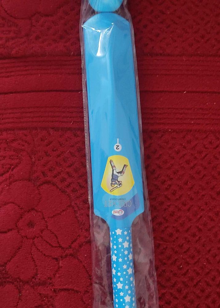 New Kids' Cricket Bat &amp; Ball Set