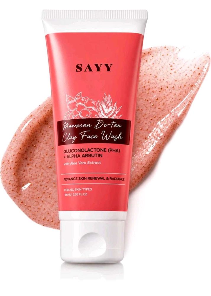 SAYY Moroccan De-tan Clay Face Wash