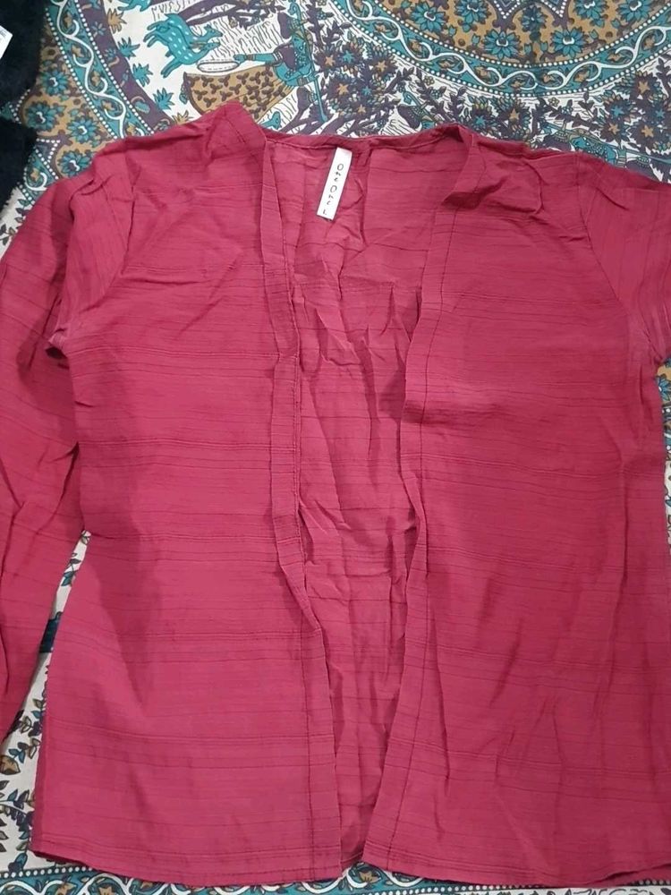 Burgundy Jacket