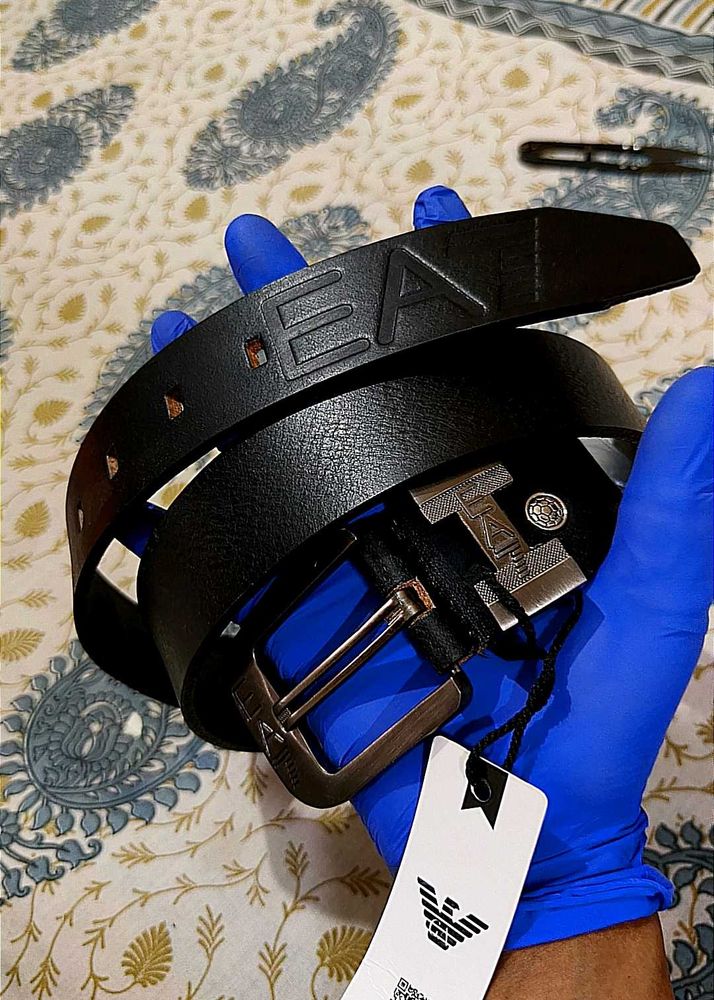 Armani Exchange Luxury Leather Belt