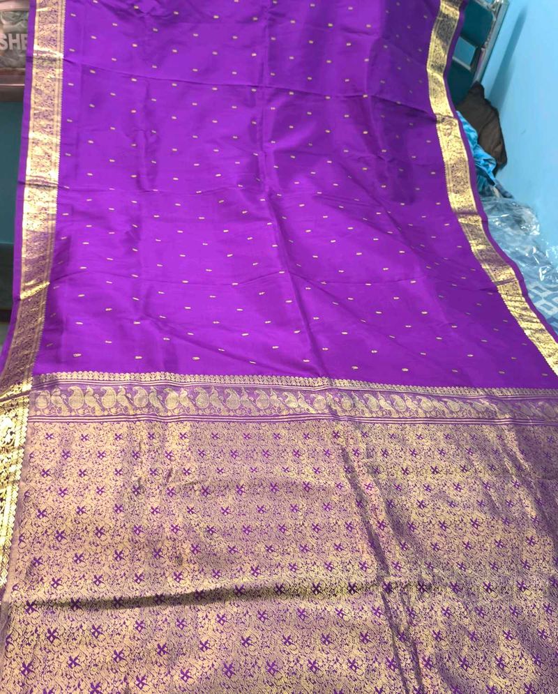 purplle  pure silk saree.. 💜