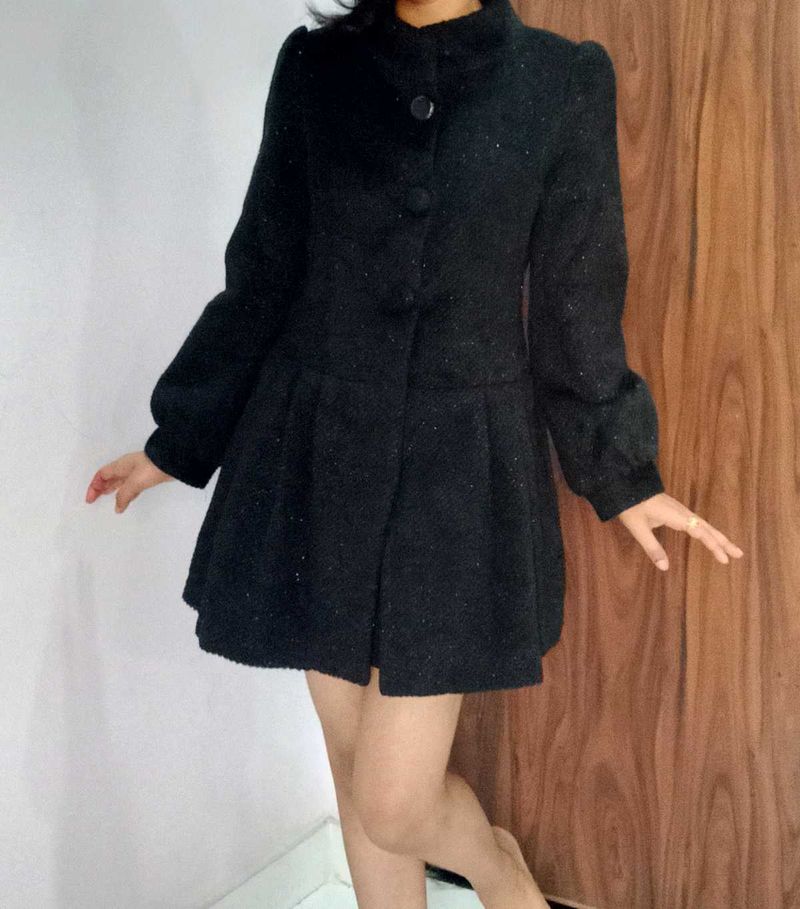 Pinterest Tweed Long Glittery Warm Dress