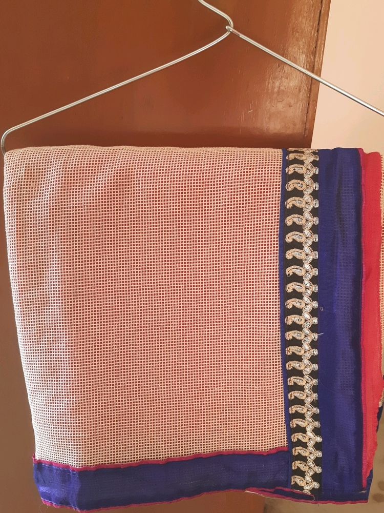 Half Pattern Jute Saree