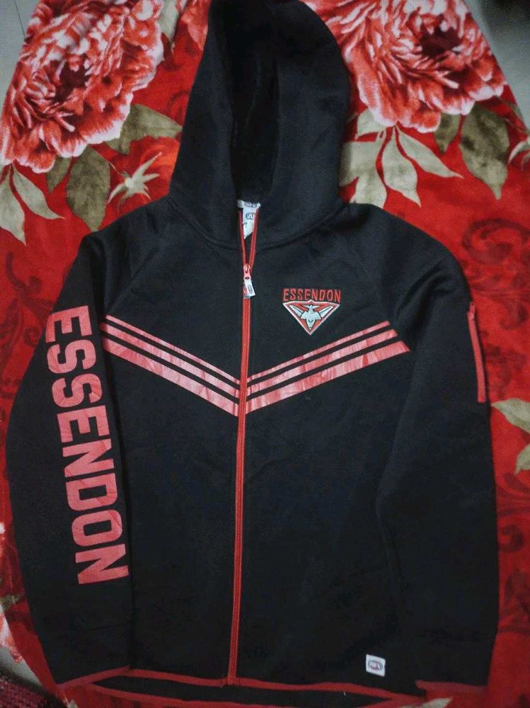 🤎Essendon Football Club AFL Zip Hoodie Jacket – S