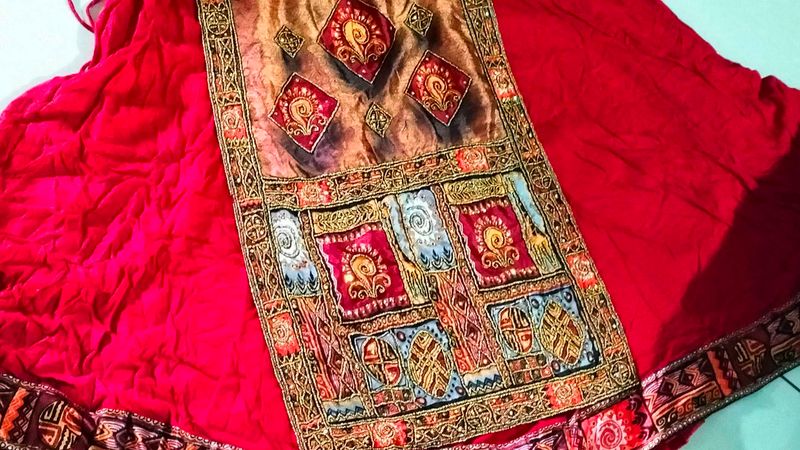 Beautiful Red colour Long Dress