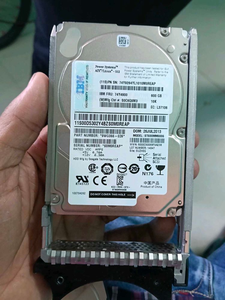 IBM Hard Drive 600 SAS 6pics available