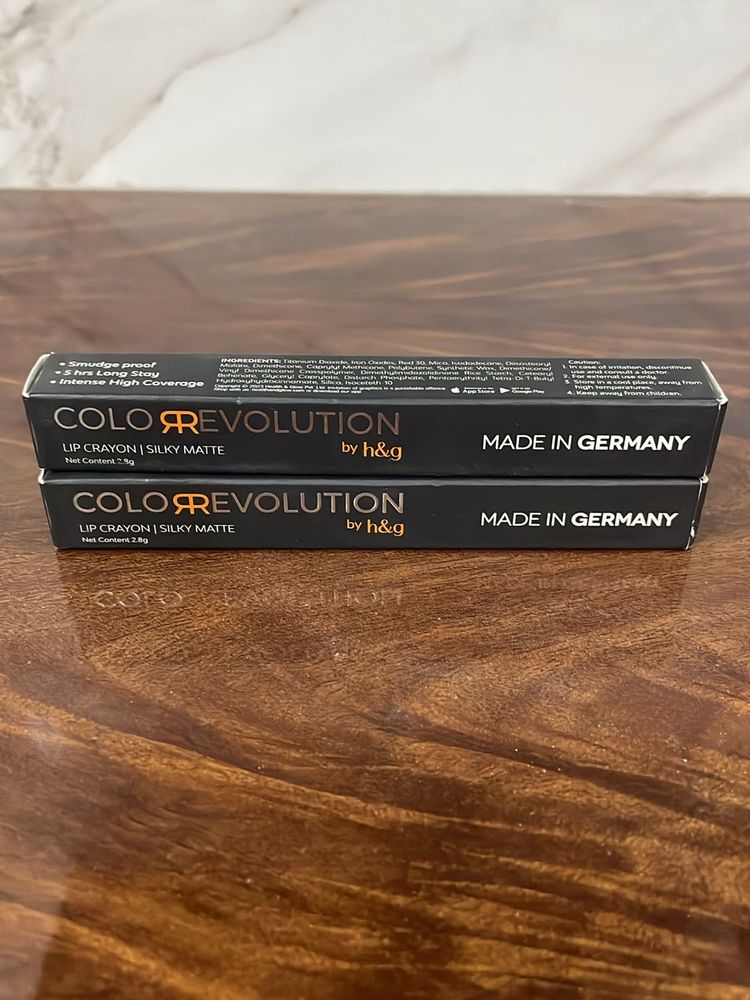 ColoRevolution Lip Crayons - Set Of 2