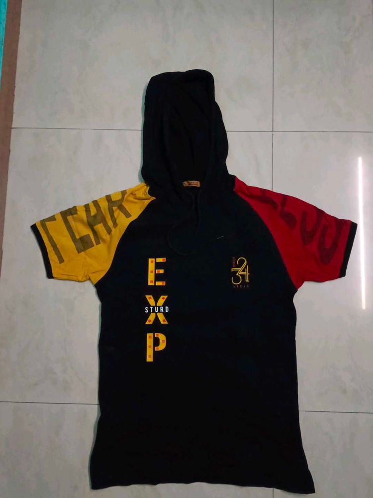Mens Half Tshirt (Hoodie)